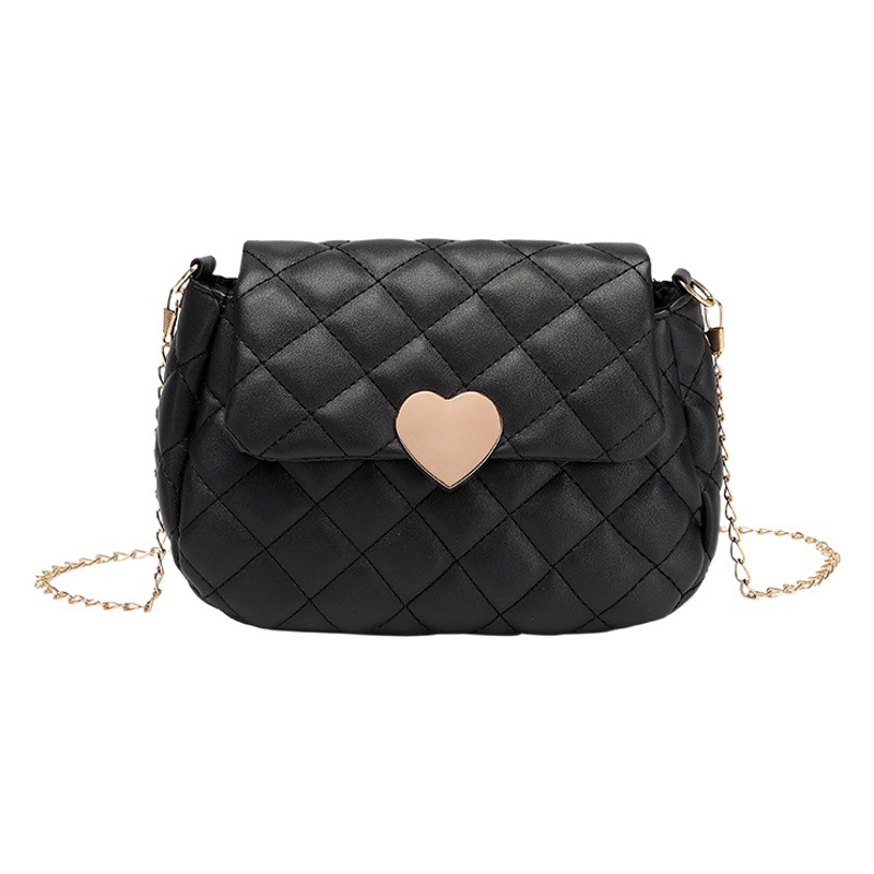 Bolso bordado en forma de corazón 2022 bolso de las señoras Comercio exterior Bolso de las mujeres bolso de hombro rombo del bolso del teléfono móvil del todo fósforo ocasional de las mujeres