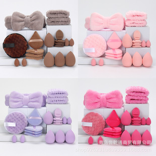 Cross-Border Coral Velvet Bow Hairband Cute Face Wash Makeup Hairband Women's Headwear Hair Accessories
