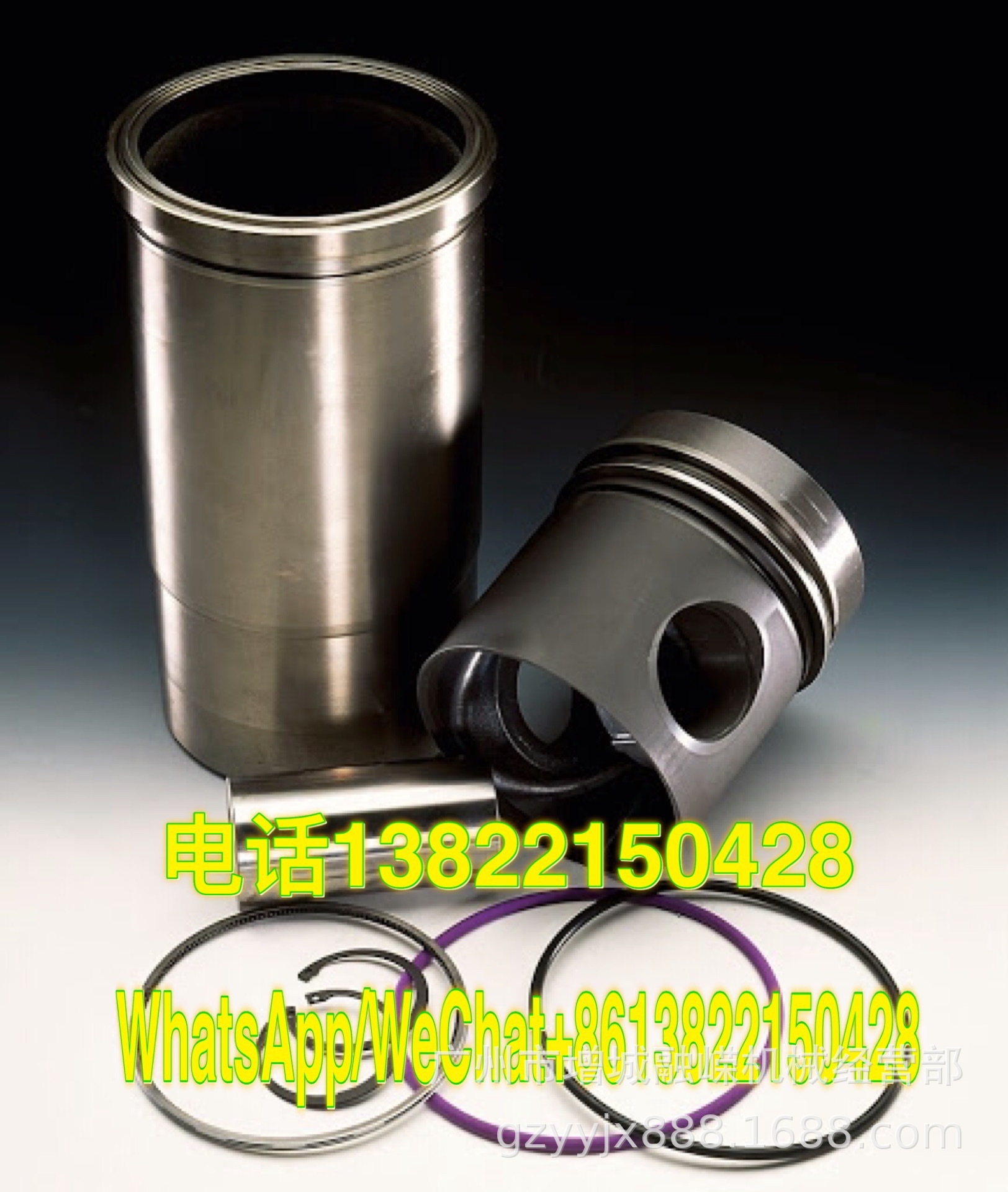 6D14/6D16/6D17 缸套组件 活塞6D140 水温感应器 节温器