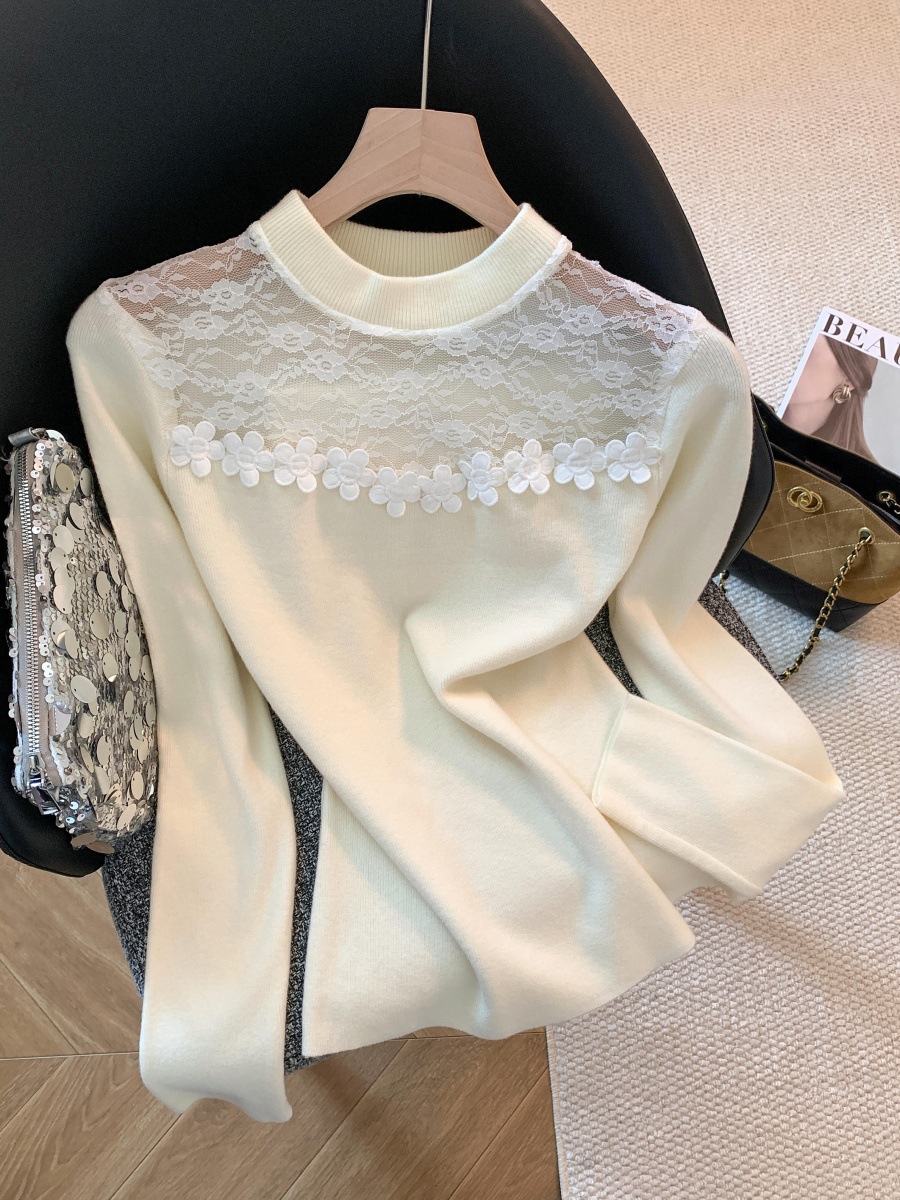 Demi-season sexy knitted sweater