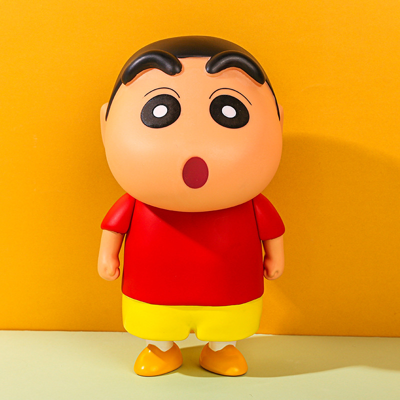 クレヨンしんちゃん貯金箱手作り正規版連名人形周辺潮游置物人形誕生日プレゼント貯金箱|undefined