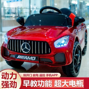 2025 New Baby Electric Car Four-Wheel Remote Control Can Sit on Kidsren's Off-Road Stroller Baby Toy Car Can Sit on