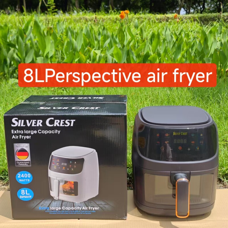 跨境 8L Air fryer大容量电炸锅烤箱多功能智能触屏空气炸锅出口|undefined