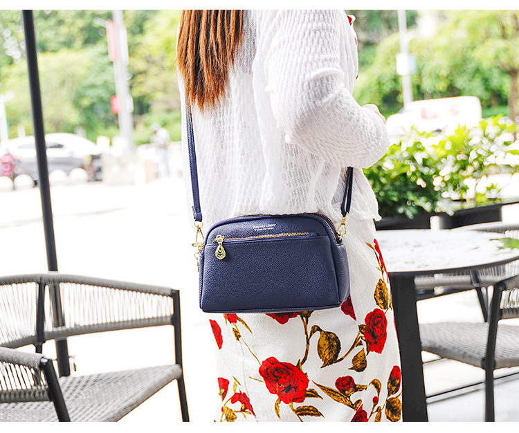 Ladies Shoulder Bag New Versatile Fashion Simple Messenger Bag Mini Phone Bag_voghion.com