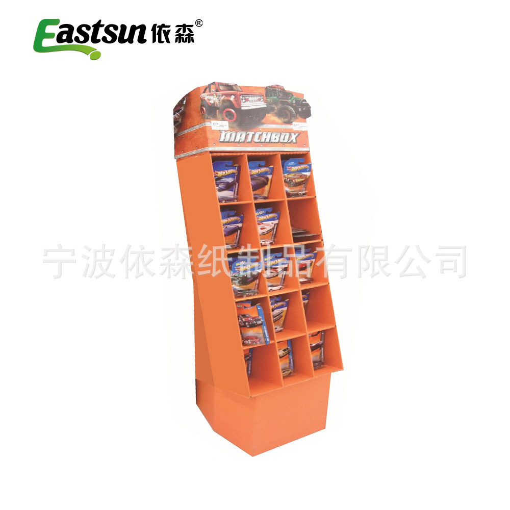 纸展架 瓦楞纸陈列架 纸类陈列架 纸制展示柜 纸陈列盒