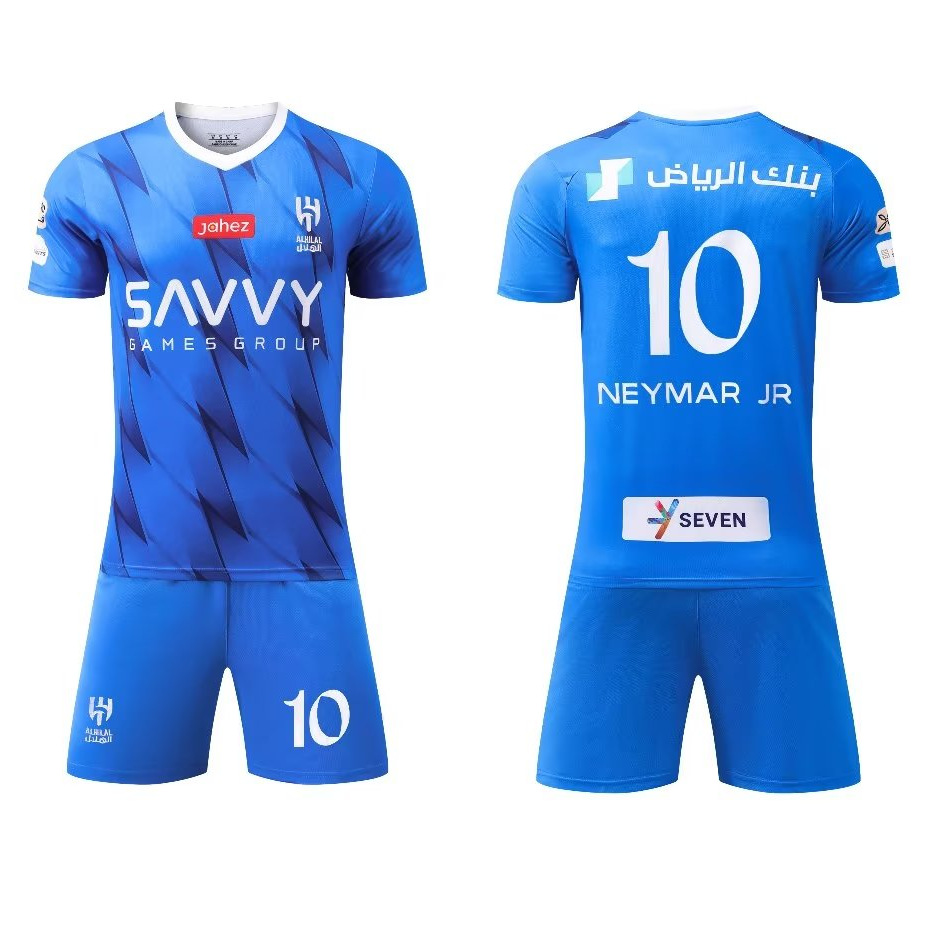 Traje de camiseta de fútbol con número Miami Crescent Neymar Riad C Roman City Harland