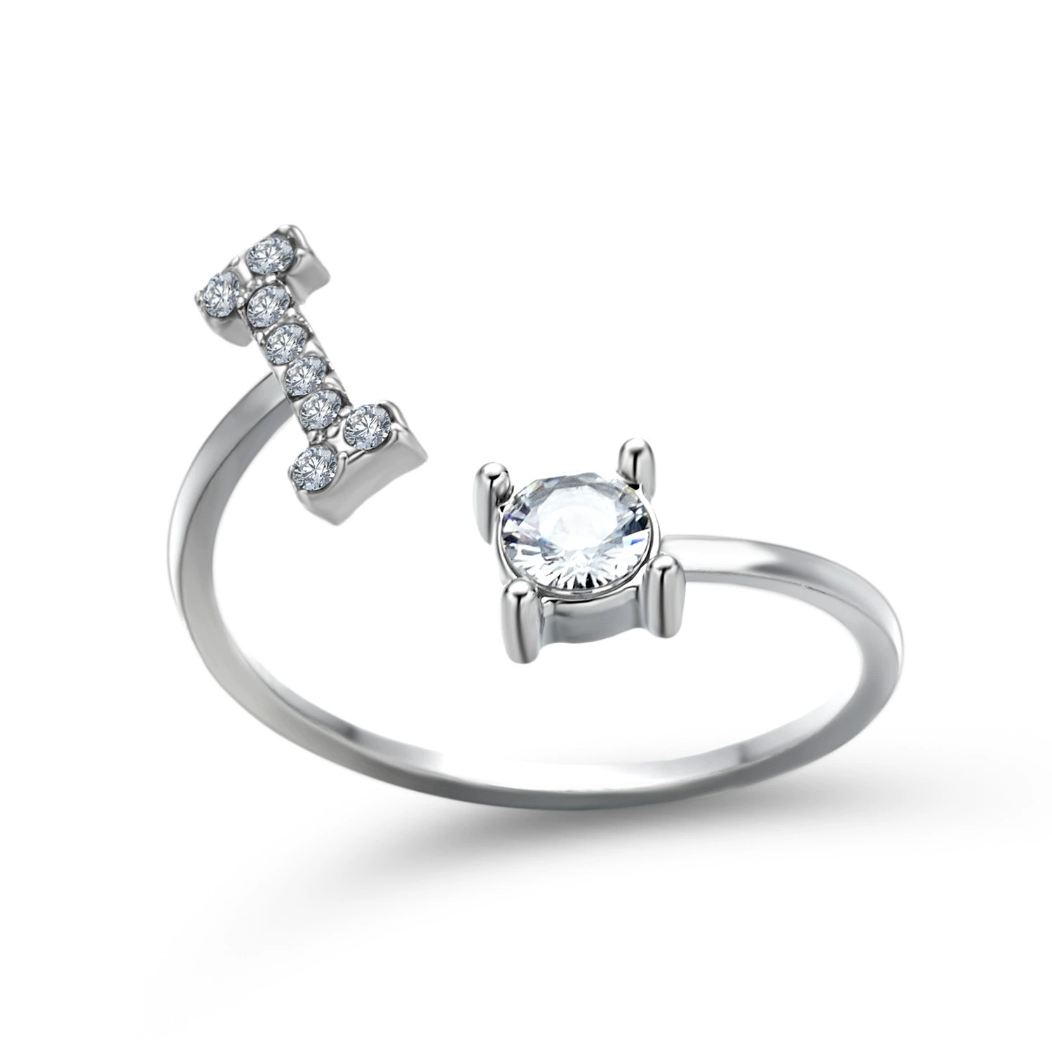 (Cross-border trading), ring, creative adjustable one size accessory with letters