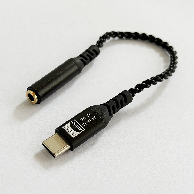 手机转接线 耳机转换插头 typec 3.5mm