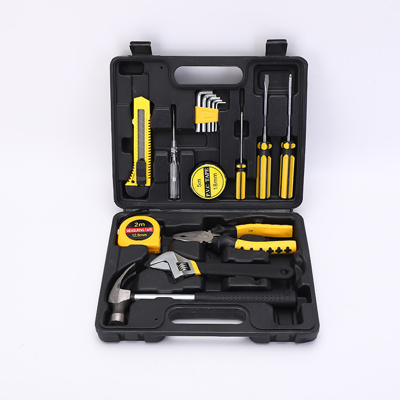 Kit de hardware de taladro eléctrico de litio portátil multifuncional reparación Caja de Herramientas taladro eléctrico del hogar conjunto de herramientas