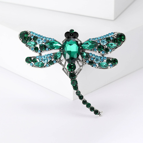 European and American style creative design insect brooch fashionable dragonfly brooch brooch brooch simple temperament clothing accessories