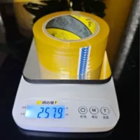 48MM20 толстая прозрачная лента Экспресс упаковочная упаковочная герметизованная ткань для большого количества оптового желтого большого рулона с высокой вязкостью оптом