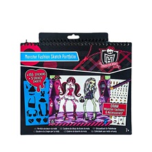 创意怪兽时尚素描填色笔记本儿童益智涂画本卡通不干胶绘画本定制