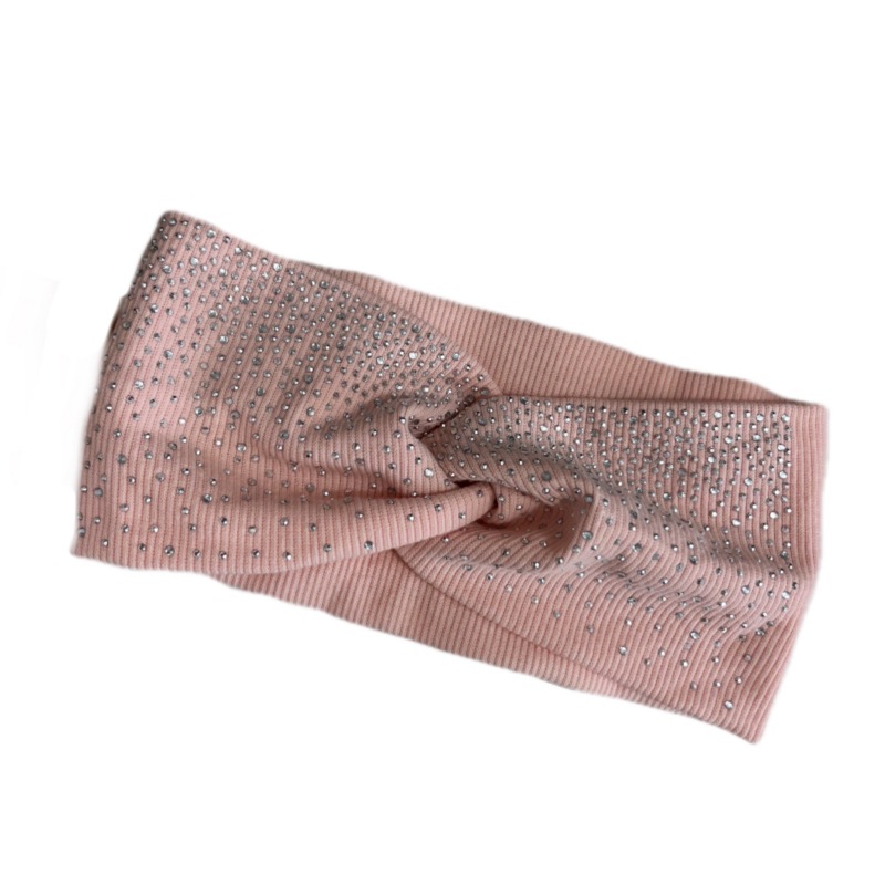 Transfronterizo nuevo pelo de diamantes de imitación con cara lavado tocado crossover señoras deportes diadema lavado cinturón de pelo