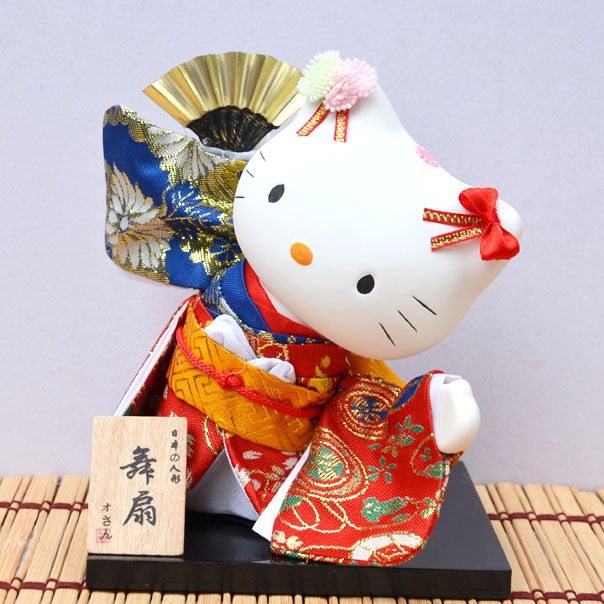 Cartoon Japanese doll