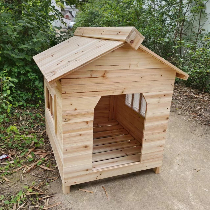实木防雨狗狗屋子户外防晒狗屋子四季通用高性价比狗屋室外狗房子|undefined