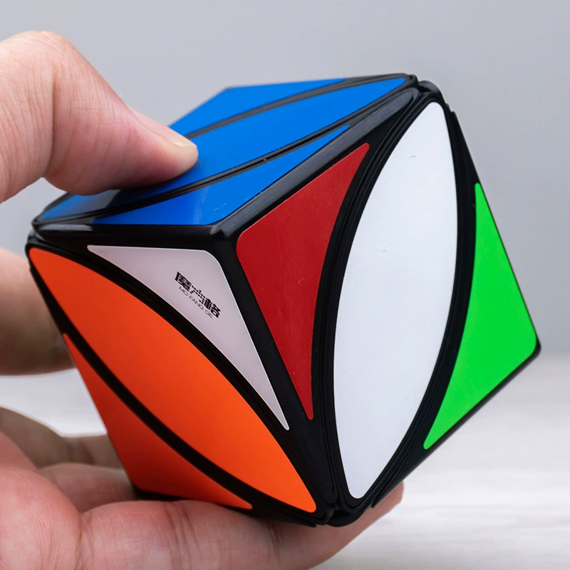 Китайский Rubik's куб, детская наклейка, логическая интеллектуальная умная игрушка, кленовый лист, шесть цветов, логическое мышление, подарок на день рождения