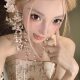 New Chinese Style Mori Style Flower Tassel Hairpin Bride Photo Hair Accessories Side Clip Internet Celebrity Photo Exaggerated Accessories