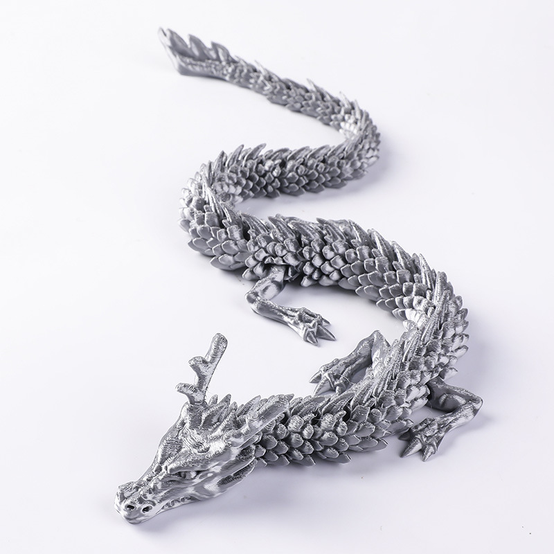 Adorno de Dragón Impreso en 3D de Plástico PLA Descompresivo para Decoración