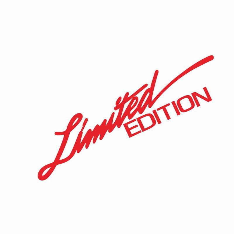外贸汽车LIMITED EDITION 镭射反光贴电动摩托车英文字母贴装饰贴|undefined