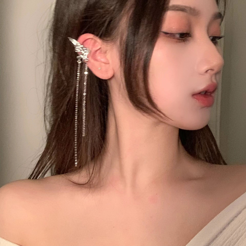 Ear clips with tassels