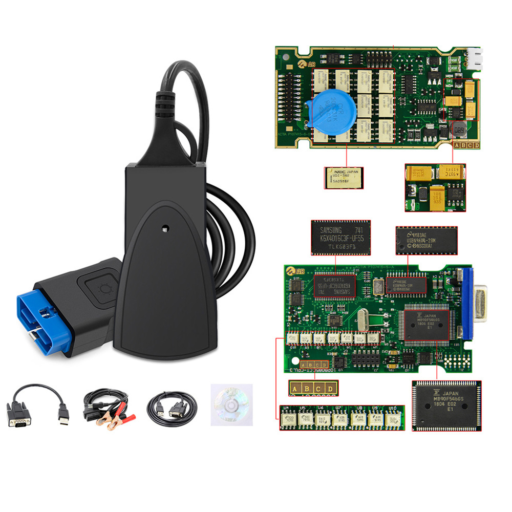 跨境For Citroen/Peugeot Lexia3 PP2000 Diagbox V9.68 with LED