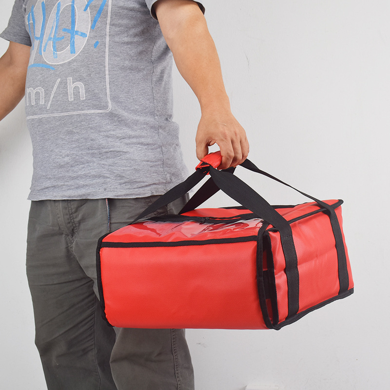 IYR712 18-inch New Fashion Outdoor Pizza Delivery Insulated Bag, Hand-held, Heat-insulating, Waterproof, Thick Pizza Outer Bag