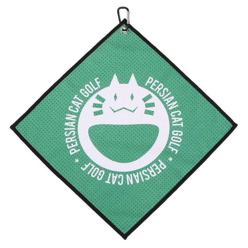 Cross-Border Microfiber Printed Golf Towel, Pineapple Grid Sports Towel, Waffle Grid Club Cleaning Towel, Square Towel