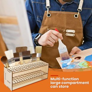 Amazon New Wooden Paint Brush Holder Wooden Paint Brush Holder Tool Holder