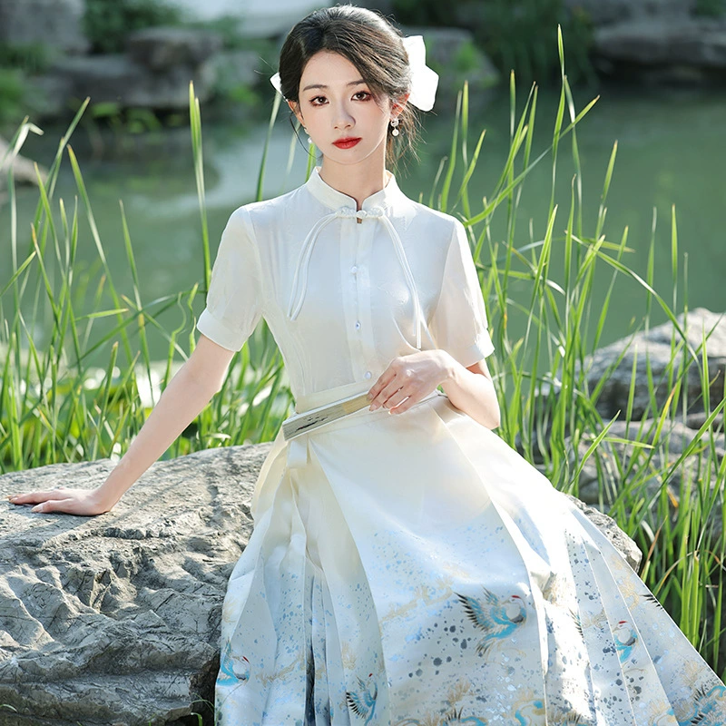 2024 новый Hanfu Ming Tongqing повседневная тяжелая промышленность