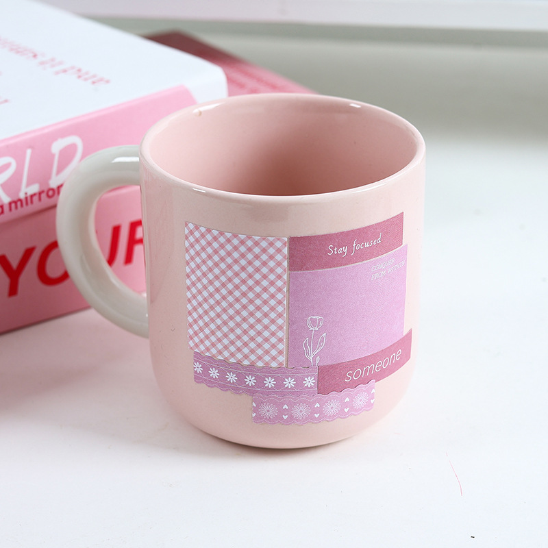 Soft Wind Sleeping Grid Antiguo Mensaje desgarrado Post-it - Notes Cuentas de mano transfronterizas Ins Style Material Paquete Di Di Stickers Decoration