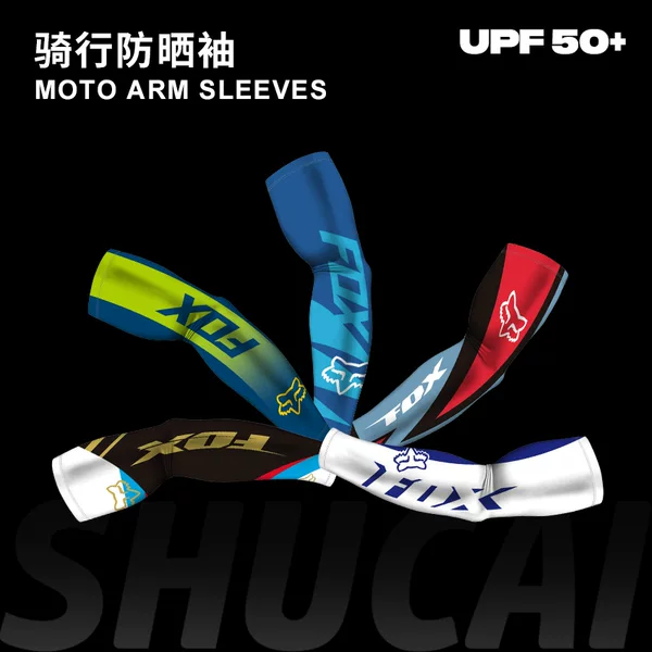 Cycling Sunscreen Ice Silk Sleeve Armguard Anti-ultraviolet Summer Outdoor Sports Men's and Women's Motorcycle Sleeve Cold Gloves