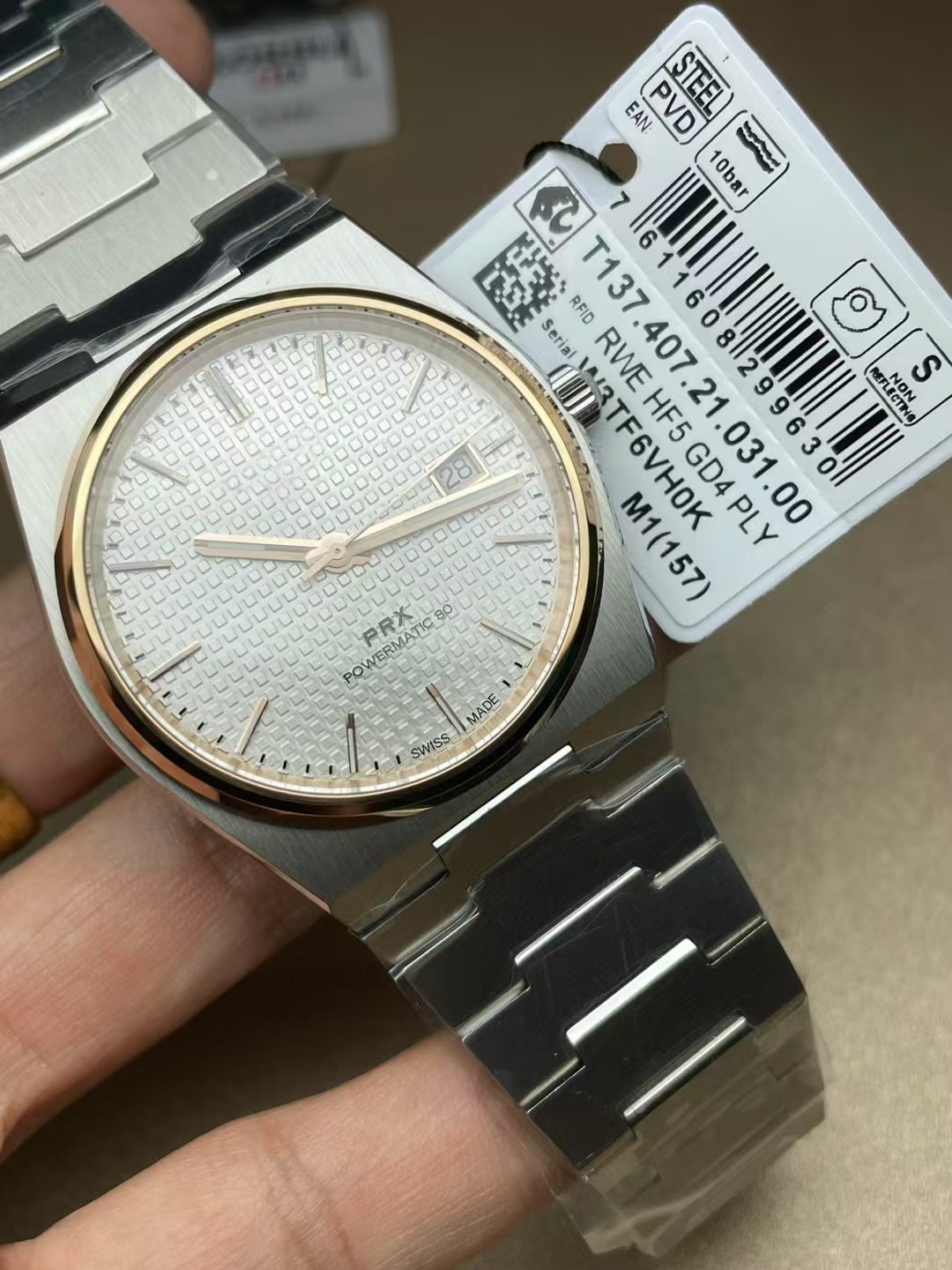 PRX スーパー プレーヤー T137 シリーズ メンズ全自動機械式腕時計ステンレススチール時計卸売