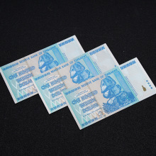 金箔纪念币PET塑料金箔金钞特兰普100万亿纪念收藏币工艺品可定制