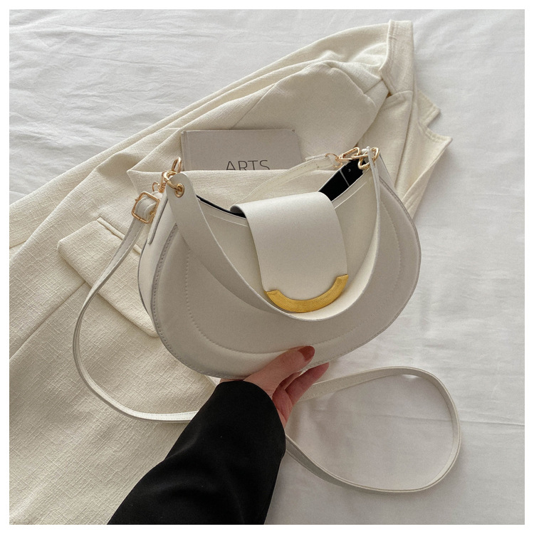 Estilo occidental de moda todo fósforo fresco redondo alta textura este año popular bolsa de color sólido diseño de nicho bolso bandolera