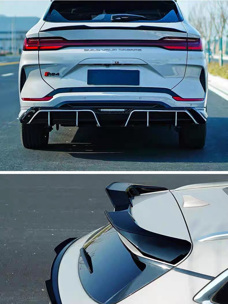 Suitable for 23-25 Byd Song Plus Front Spoiler Modification, Small Body Kit, Rear Diffuser, Rear Wing, Front and Rear Lip