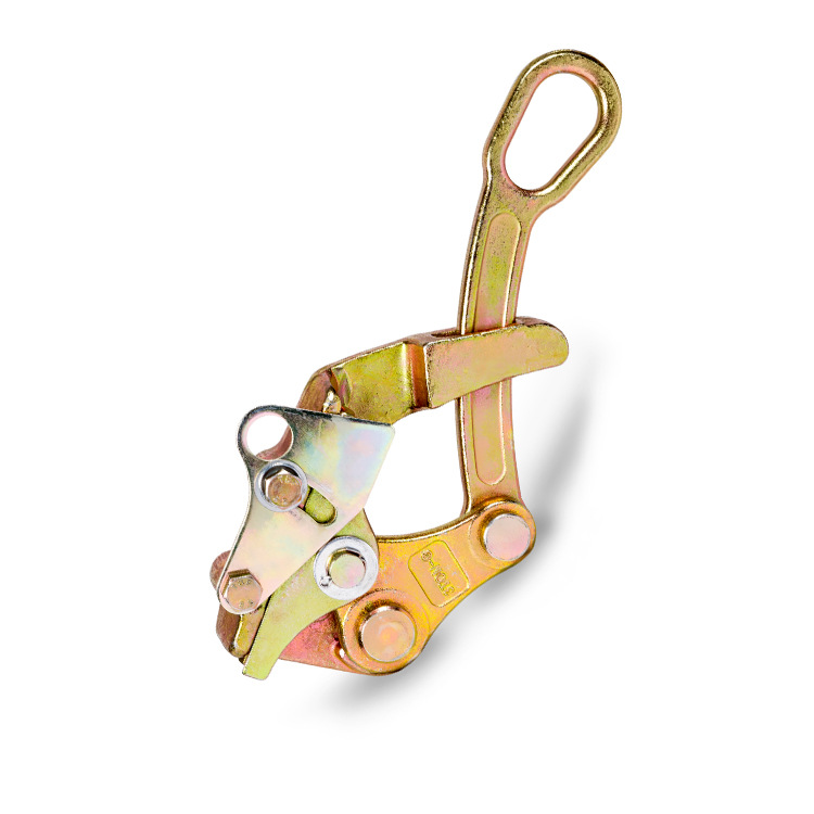 不打滑3T卡线器3TON-G合金钢锻造紧线夹具 KORT钢丝绳卡线器