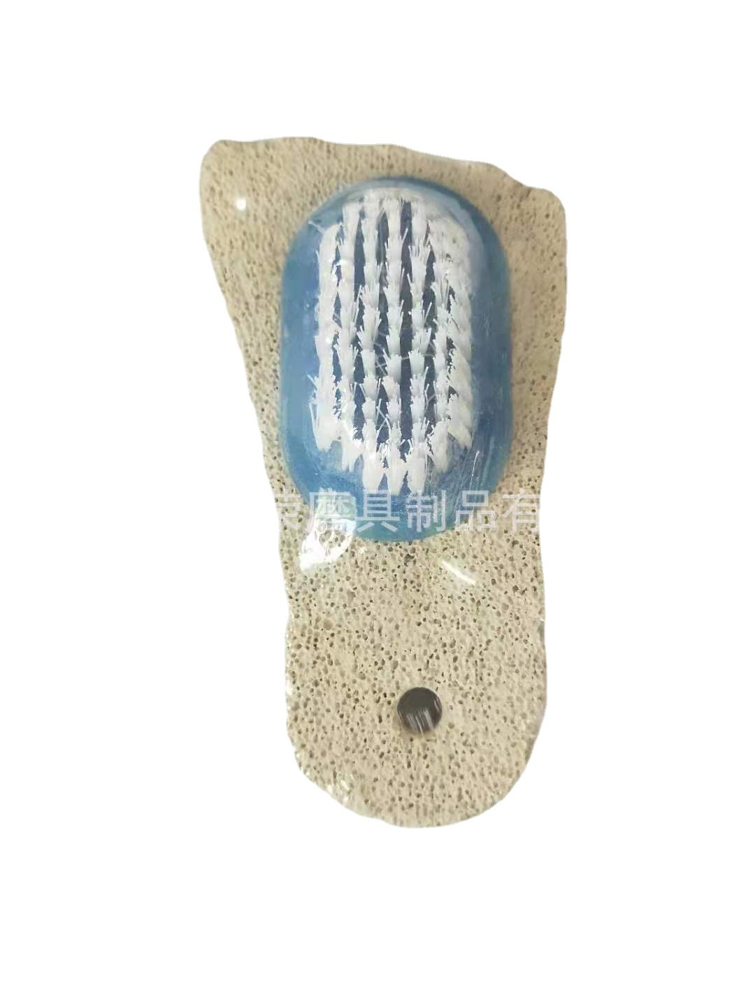 Foot style double-sided multi-function pumice stone brush