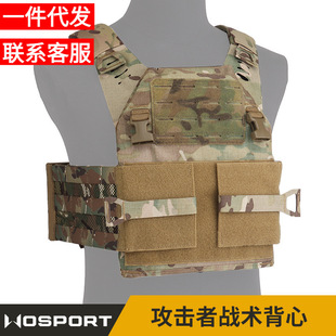 WOSPORT outdoor field camouflage camouflage multi -functional vest adapting multiple panel attackers tactical back