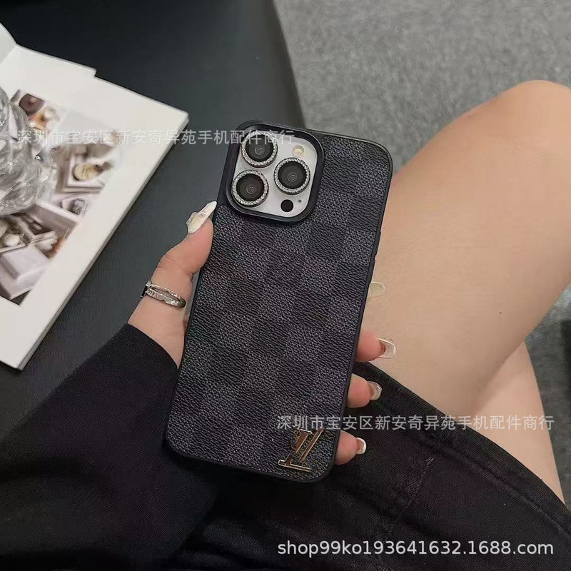 高级感轻奢保护壳金标潮牌适用iPhone17Pro max 防摔苹果16手机壳|undefined