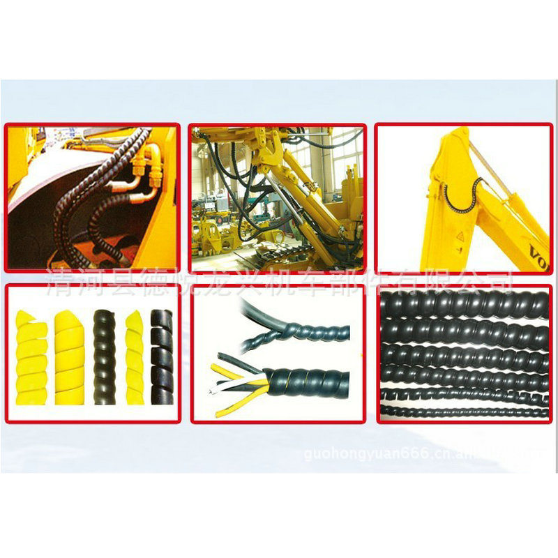 厂家供应阻燃螺旋保护套批发阻燃液压管护套正规阻燃油管保护套