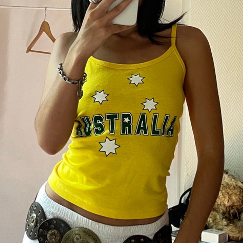 Slim Fit Women's Sexy T-shirt Letter Street Short