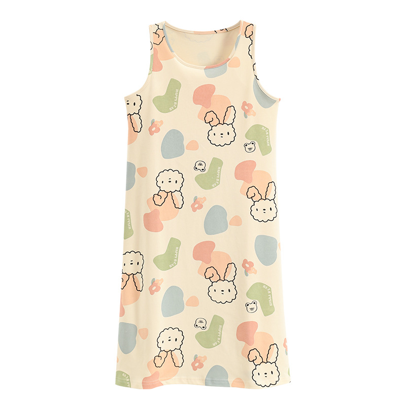 [personalizada] cabina de algodón vestido de dormir cojín de pecho doble bolsillo de verano pijama de algodón mujer ropa de hogar mujer al por mayor