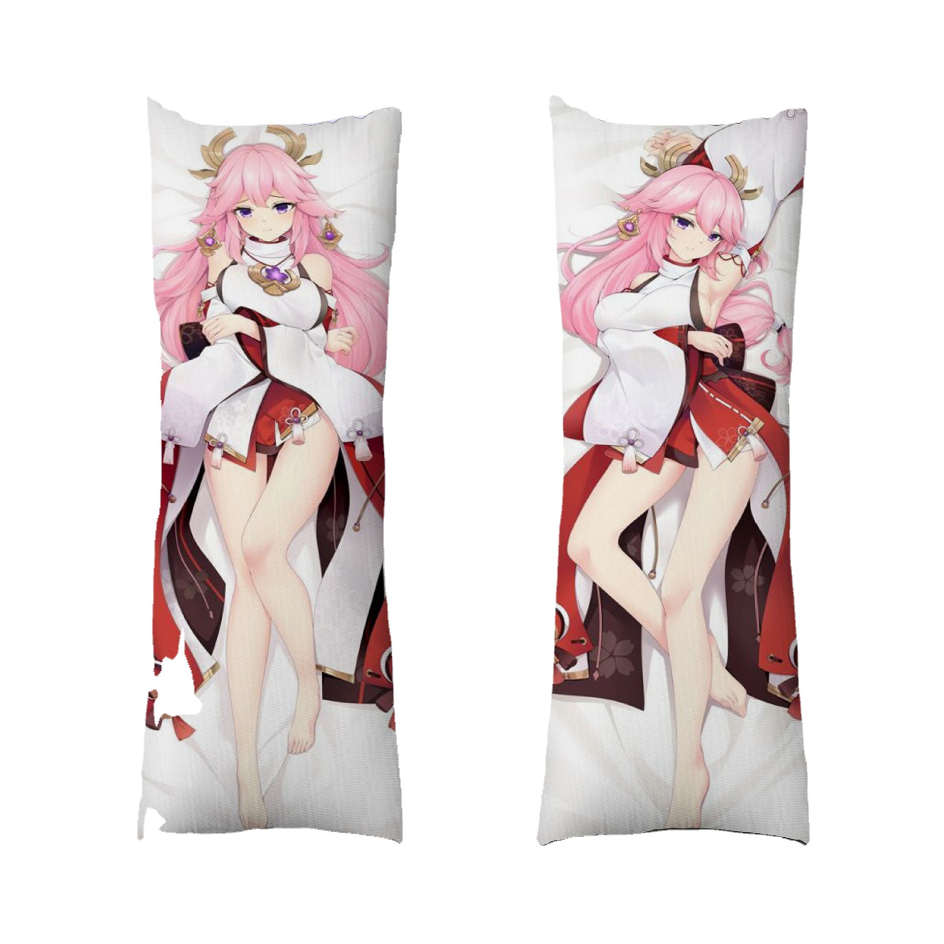 Capa de Almofada em Tamanho Real - Yae Miko Anime