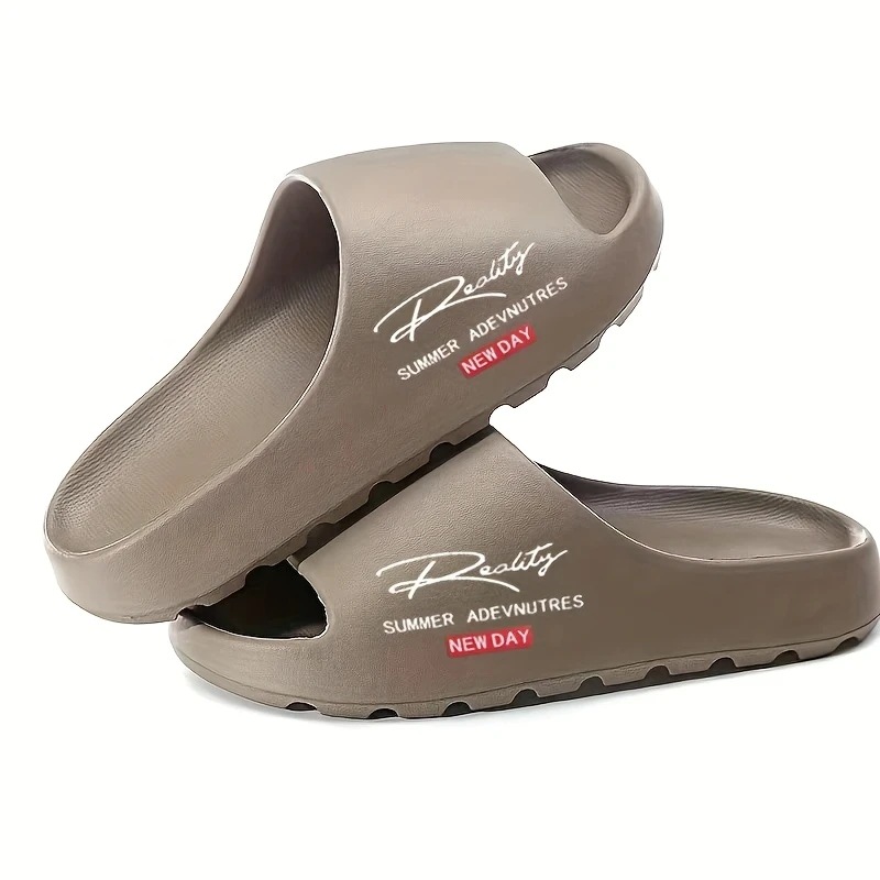 Women's Summer Cross-Over Coconut Slippers Thick Soled Non-Slip Wear-Resistant Quiet Outdoor Fashion Sandals For Couples Bathroom Use_voghion.com