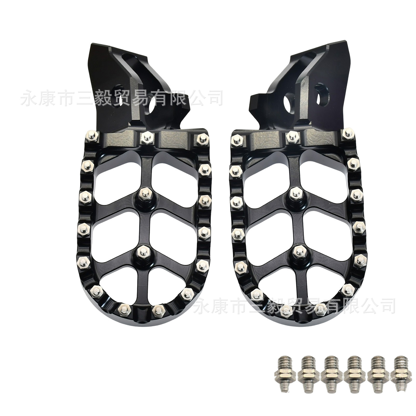 Motuoche Foot Pegs CNC for SurRon UltraBee Electric Motorcycle (Motorcycle pedals) - original-black