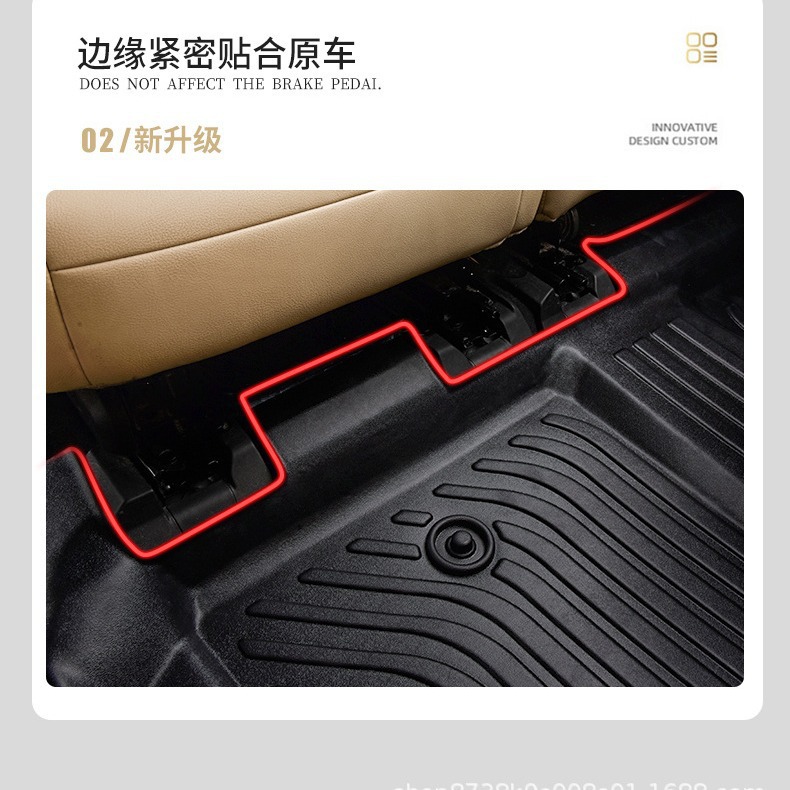 Alfombrillas personalizadas para coche Toyota LC300 TOYOTALC300 2022-2024 TPE