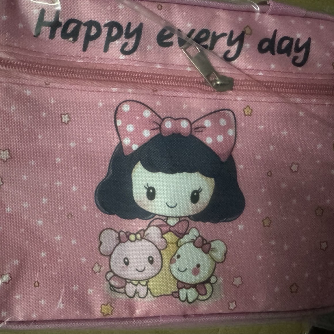 Bolsa de almuerzo con aislamiento de papel de aluminio de gran capacidad, con dibujos animados, para estudiantes masculinos y femeninos, bolsa de almuerzo portátil, bolsa de almacenamiento portátil