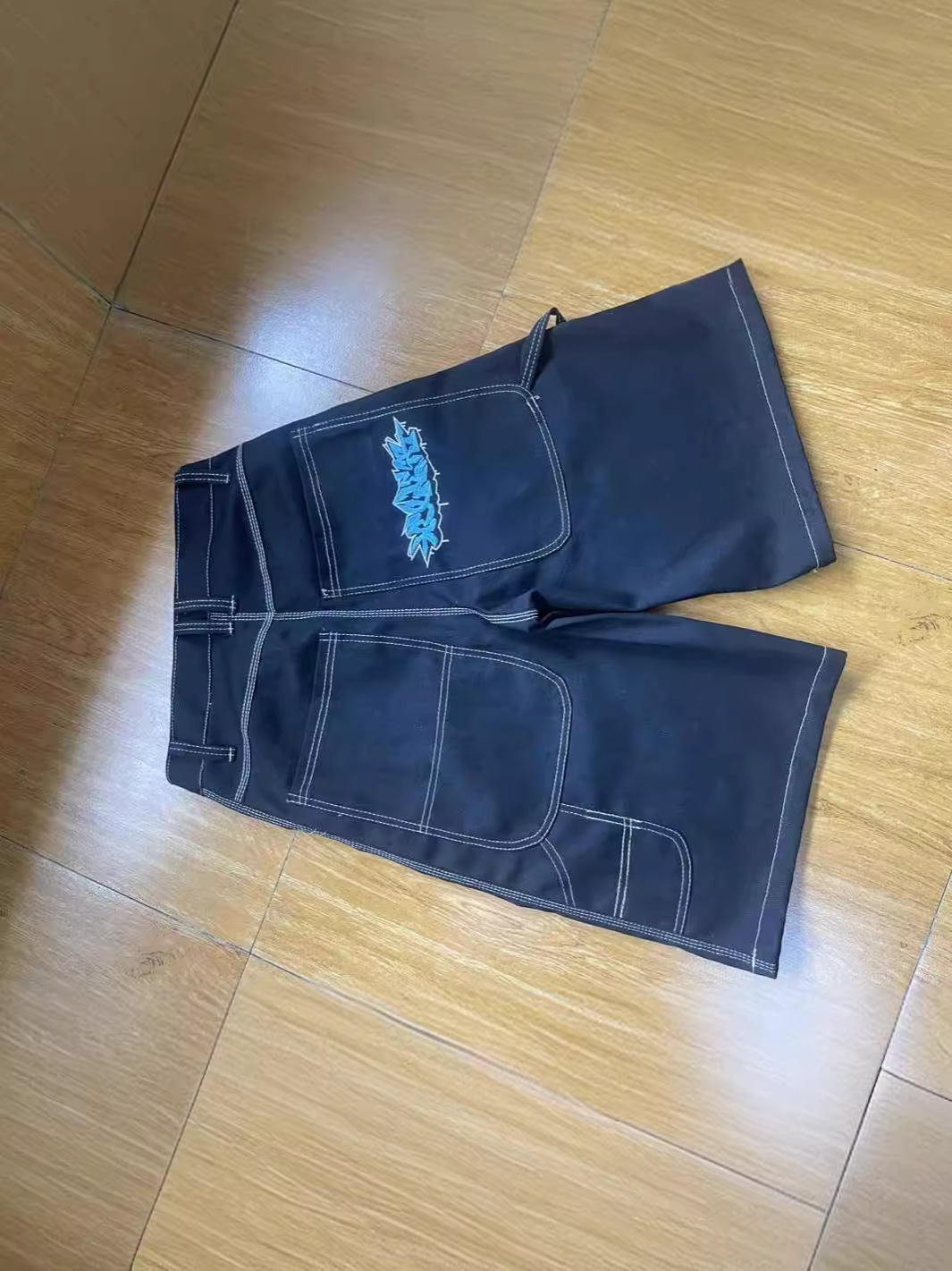 2024WEXWEAR Amazonas Europa y Estados Unidos Patinear bordado hip-hop jeans marca de moda