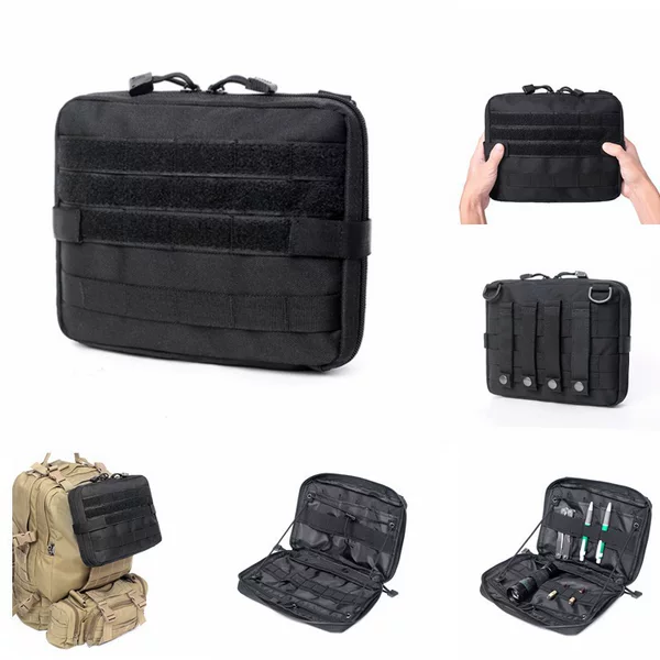 Outdoor Encrypted Camouflage Waterproof Tactical Waist Bag Multi-Functional Life-Saving Medical Bag Molle Accessory Bag Factory Direct Sale