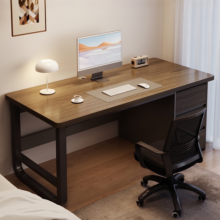 Computer Desk Desktop Home Office Desk Simple Modern Bedroom Student Study Writing Desk with Drawer Desk M&
